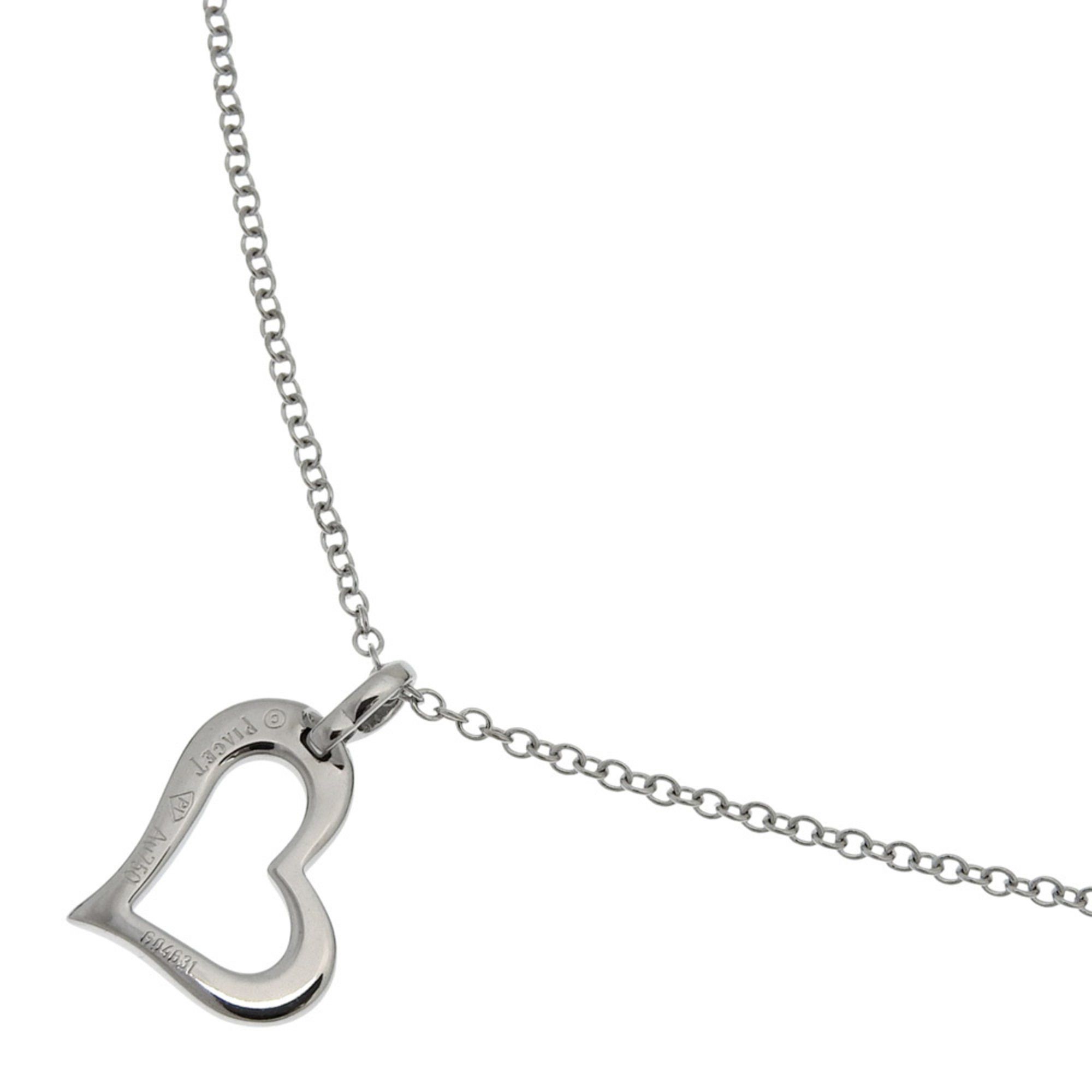 Piaget Piaget Limelight Heart Necklace in 18K White Gold with Diamonds, Approximately 7.8g, Women's, H152425205 Size ONE SIZE - 3 Thumbnail