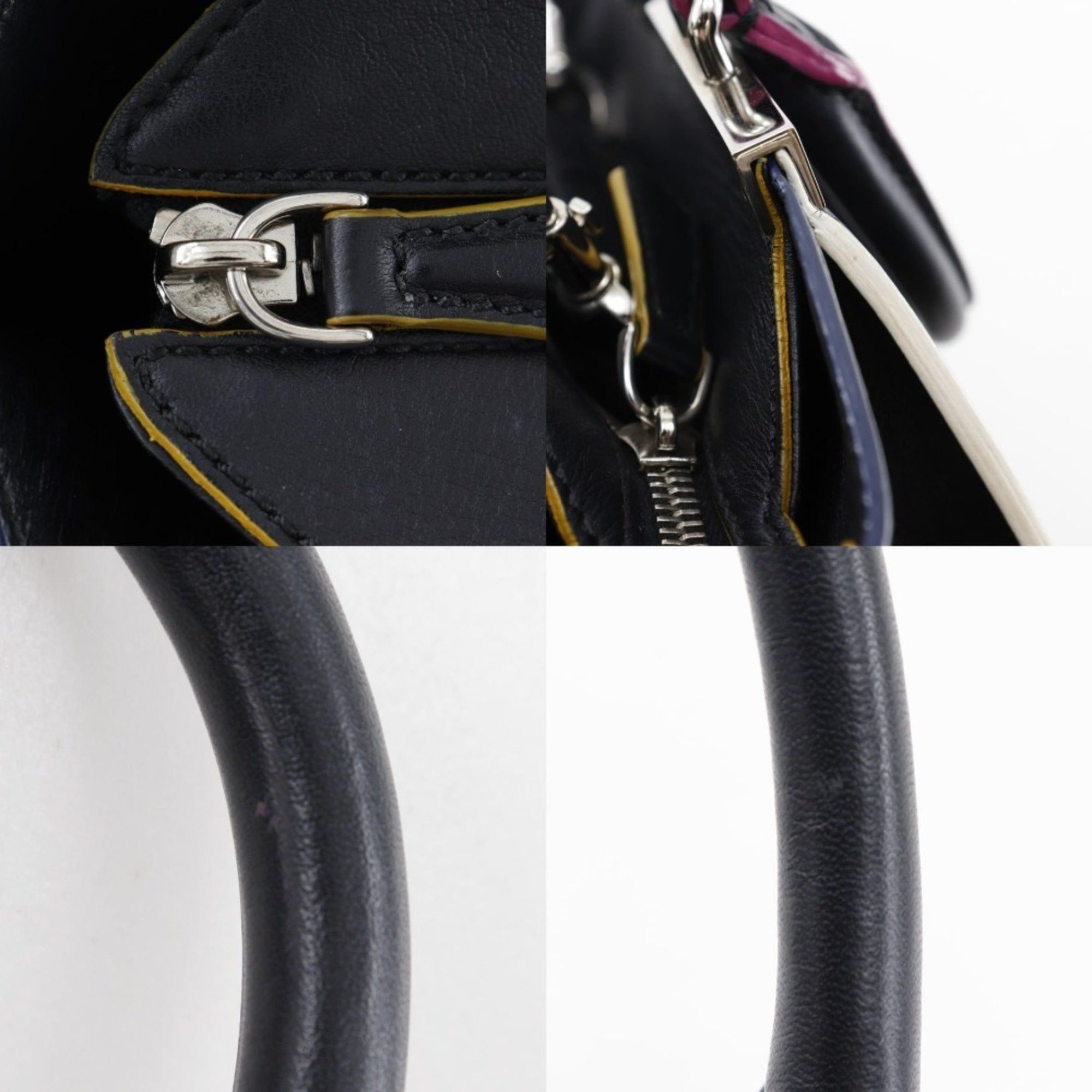 Fendi FENDI Petite Troisur Handbag, Shoulder Bag, 8BH333, Black Leather, 2-Way, Women's, S151625131 Size ONE SIZE - 13 Thumbnail