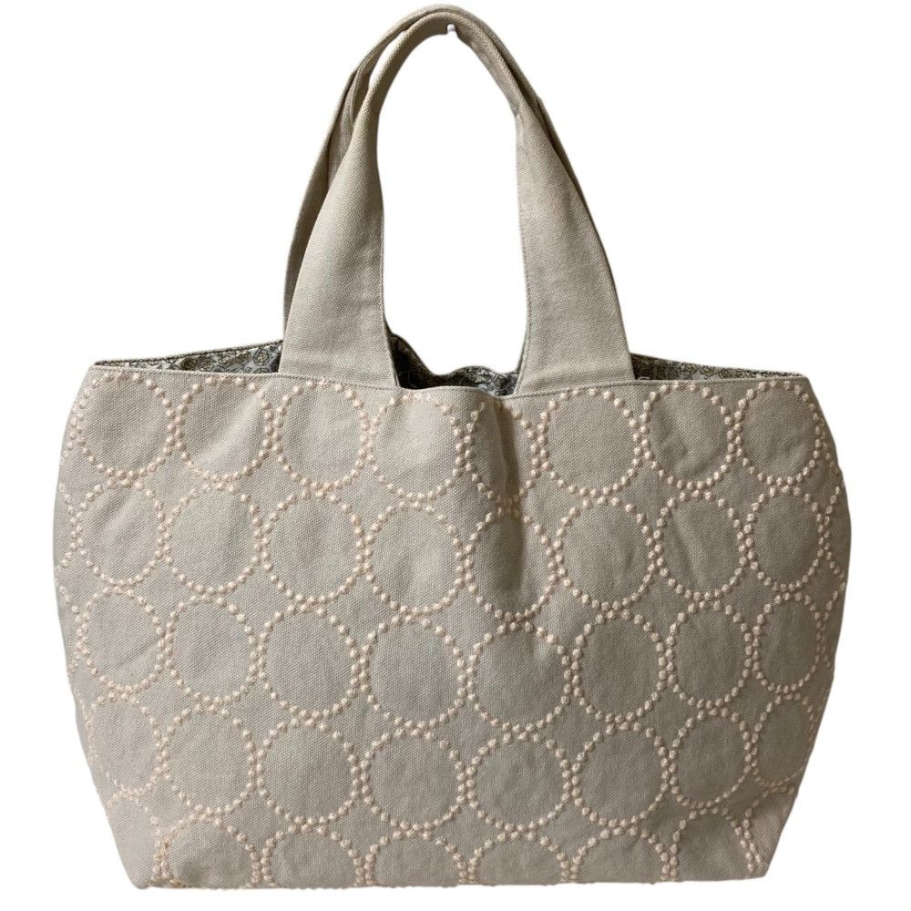 Other mina perhonen bird tambourine embroidery tote bag Cotton