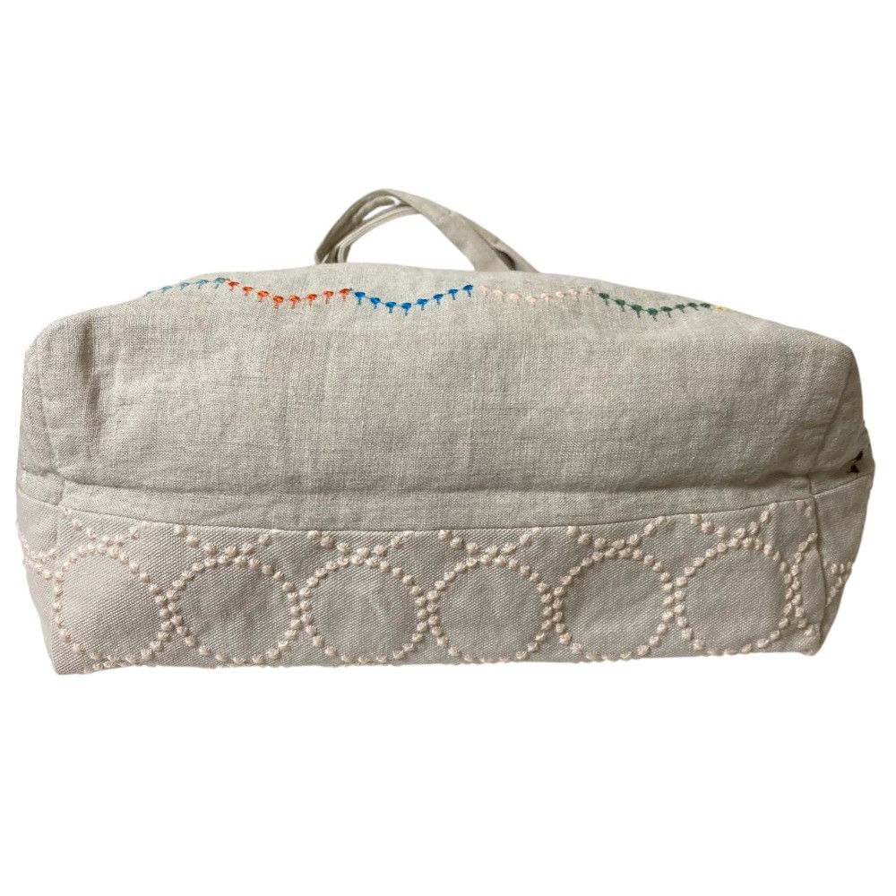Other mina perhonen bird tambourine embroidery tote bag Cotton
