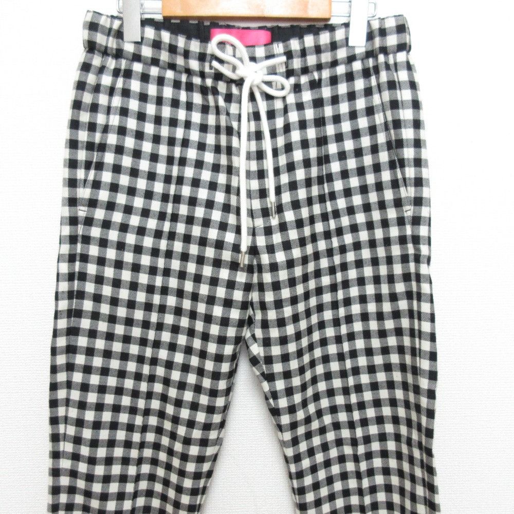 Other Other TAKESHI KOSAKA by Y's Pink Label Check Pants Others Pants YV-P43-135 DUTY FREE for USA Size ONE SIZE - 3 Thumbnail