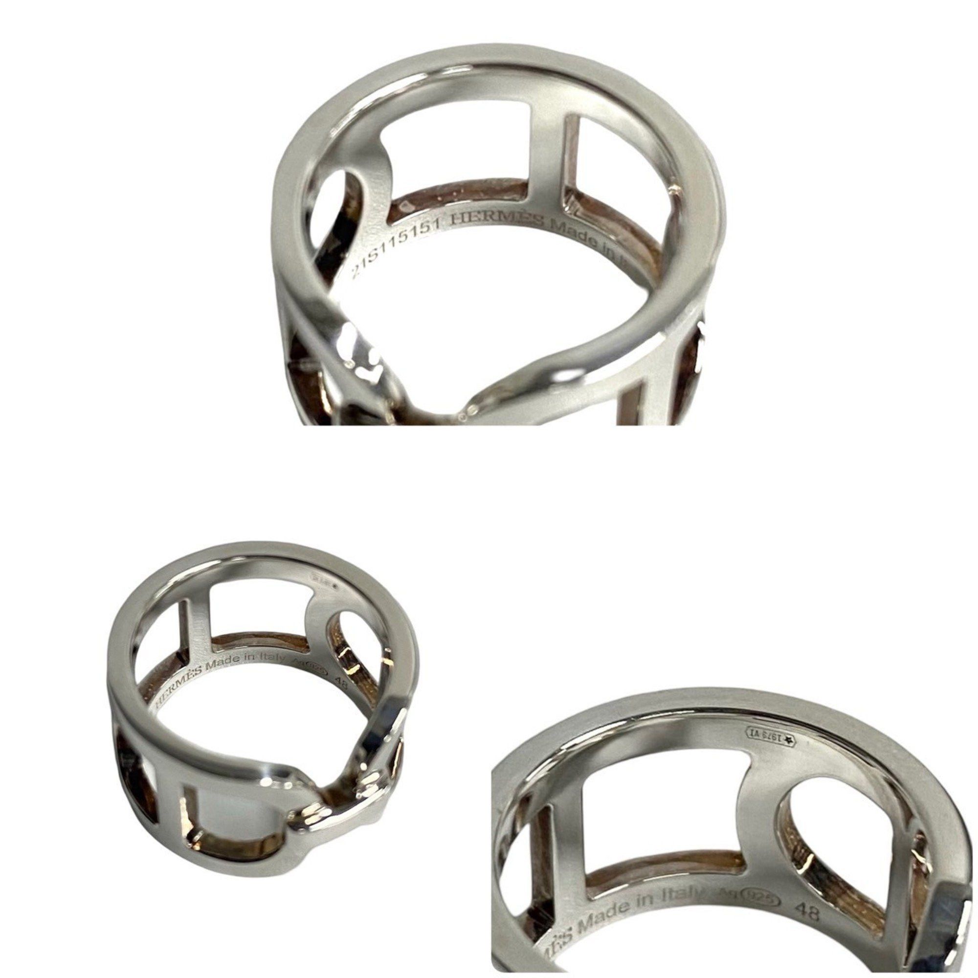 Hermes HERMES Ever Chaine d'Ancre Silver 925 Ring, Accessory, Jewelry, Women's, 402-3 Size ONE SIZE - 2 Thumbnail
