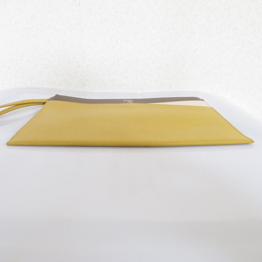 Furla Furla Furla Paper Moon Leather Clutch Bag Leather Clutch Bag Size ONE SIZE - 5 Thumbnail