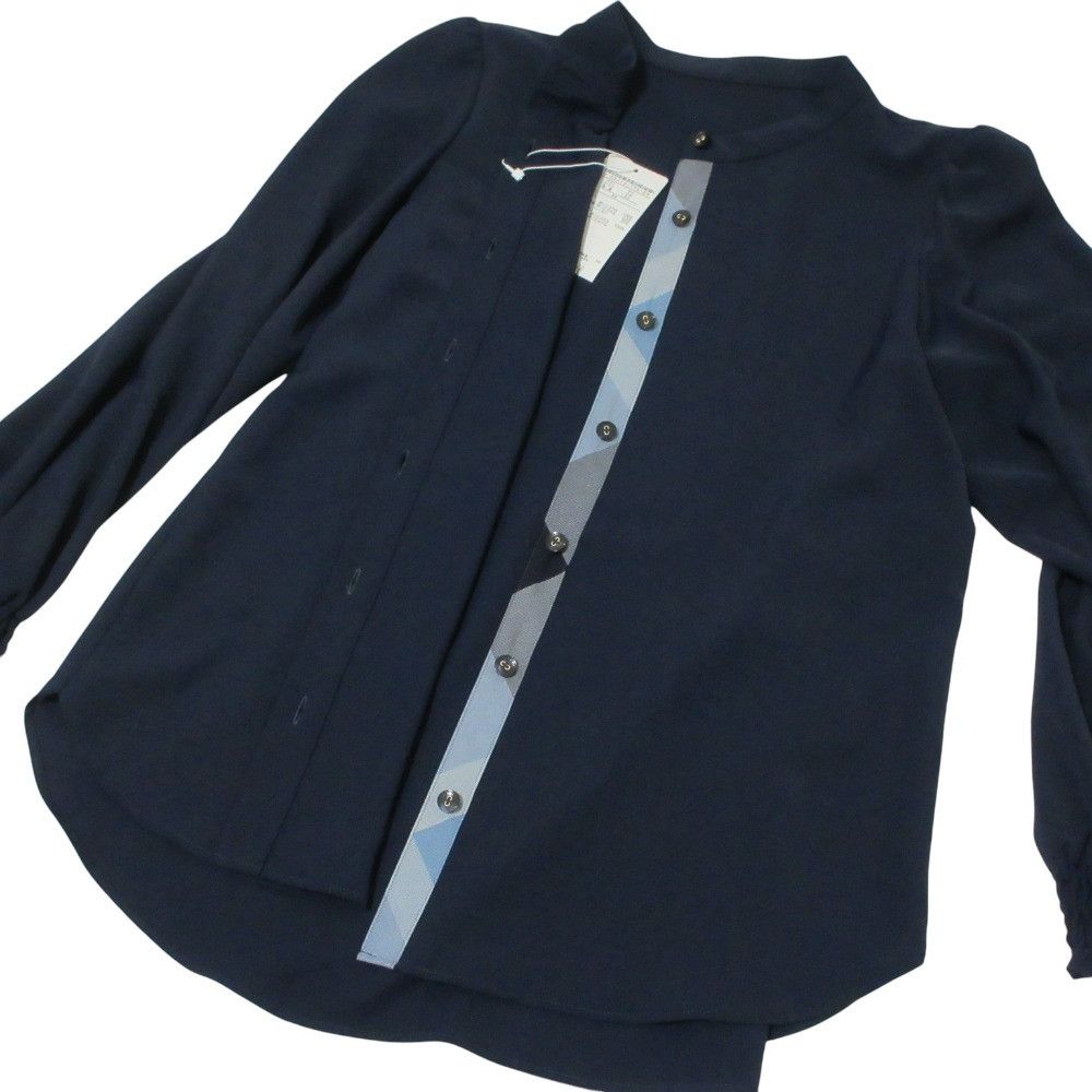 Other Other BLUE LABEL CRESTBRIDGE Band Collar Long Sleeve Blouse Others Tops Size ONE SIZE - 8 Thumbnail