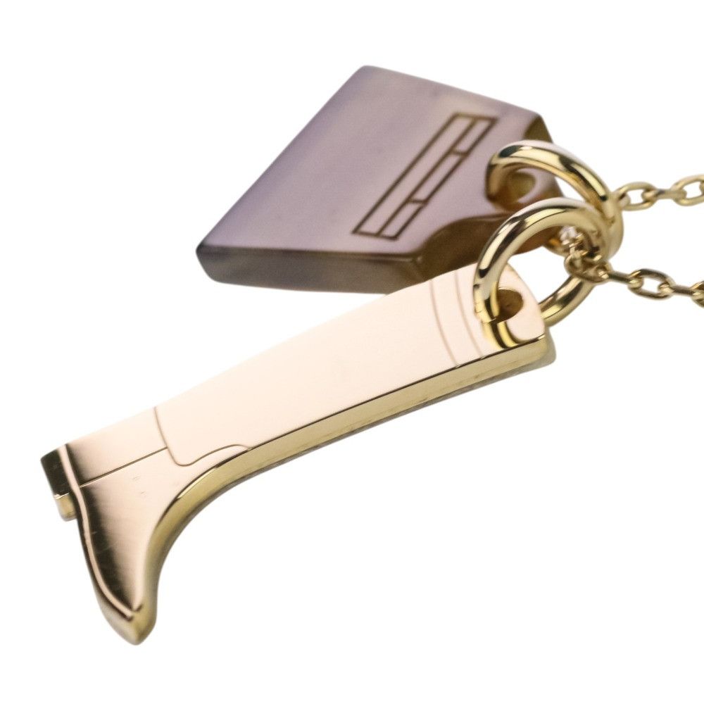 Hermes Hermes Hermes Amulette Maroquinerie PM Necklace Metal Necklace DUTY FREE for USA Size ONE SIZE - 3 Thumbnail