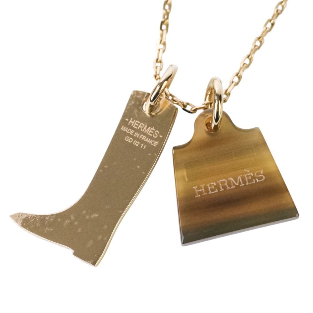 Hermes Hermes Hermes Amulette Maroquinerie PM Necklace Metal Necklace DUTY FREE for USA Size ONE SIZE - 2 Thumbnail