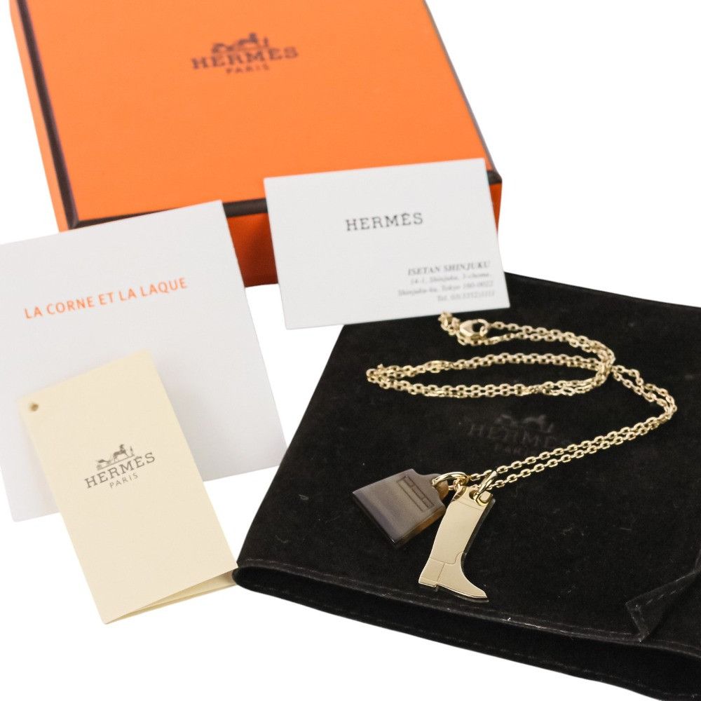 Hermes Hermes Hermes Amulette Maroquinerie PM Necklace Metal Necklace DUTY FREE for USA Size ONE SIZE - 11 Thumbnail