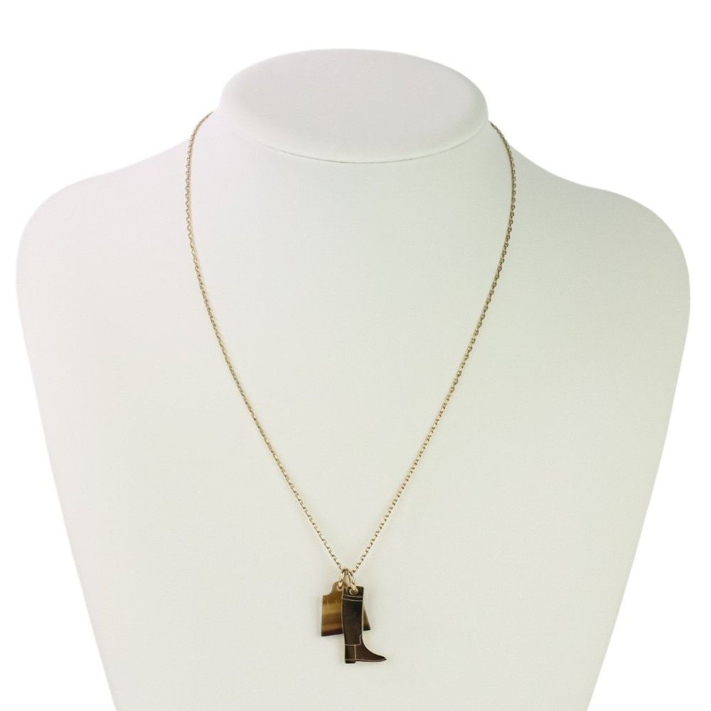 Hermes Hermes Hermes Amulette Maroquinerie PM Necklace Metal Necklace DUTY FREE for USA Size ONE SIZE - 10 Thumbnail