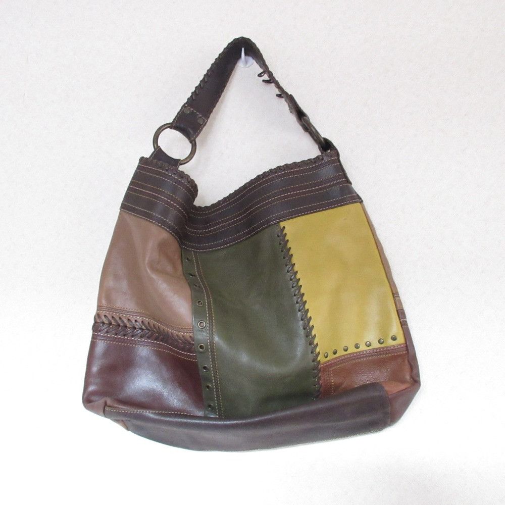Other Other interstaple Patchwork Leather 2way Bag Leather Handbag Size ONE SIZE - 2 Thumbnail