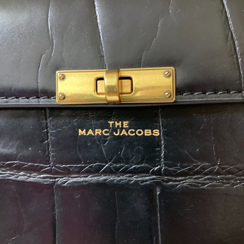 Marc Jacobs Marc Jacobs Marc Jacobs THE Downtown Croco Embossed 2way Shoulder Bag Leather Shoulder Bag Size ONE SIZE - 8 Thumbnail