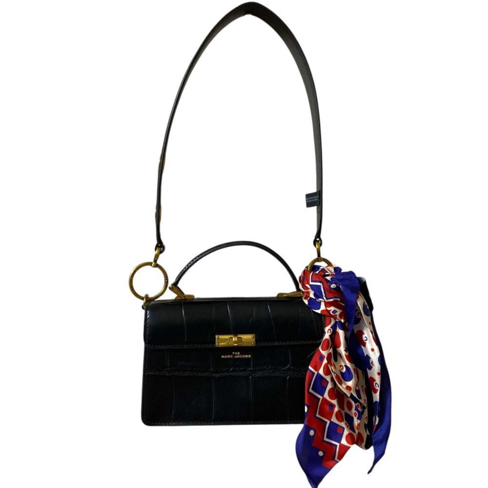 Marc Jacobs Marc Jacobs Marc Jacobs THE Downtown Croco Embossed 2way Shoulder Bag Leather Shoulder Bag Size ONE SIZE - 3 Thumbnail