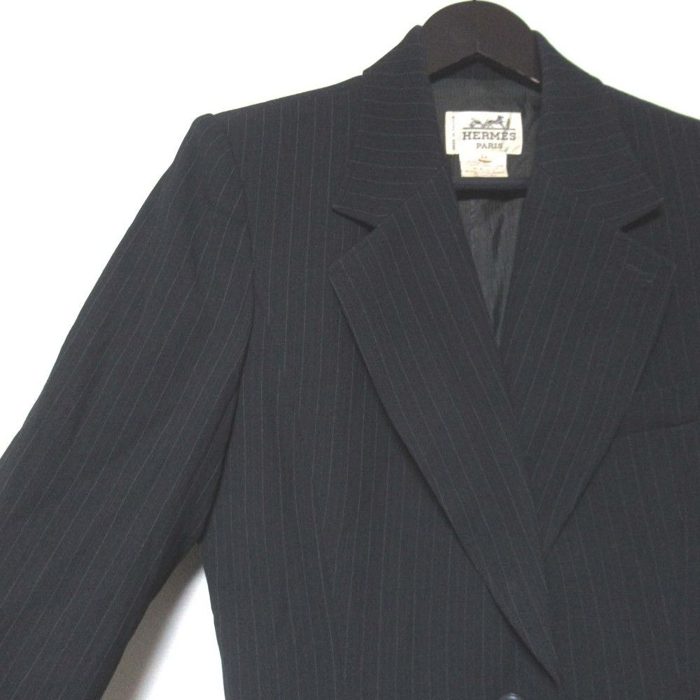Hermes Hermes Hermes Pinstripe Wool Suit Set Others Suits DUTY FREE for USA Size ONE SIZE - 4 Thumbnail