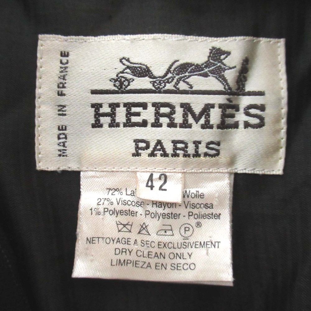 Hermes Hermes Hermes Pinstripe Wool Suit Set Others Suits DUTY FREE for USA Size ONE SIZE - 9 Thumbnail