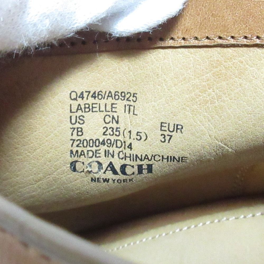 Coach Coach Coach Official Name Leather Booties Leather Shoes DUTY FREE for USA Size ONE SIZE - 13 Thumbnail