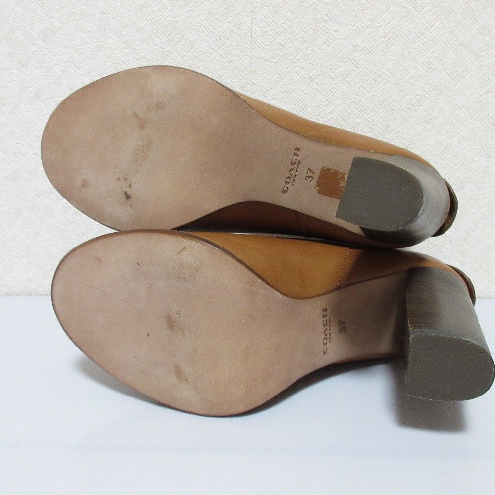 Coach Coach Coach Official Name Leather Booties Leather Shoes DUTY FREE for USA Size ONE SIZE - 6 Thumbnail