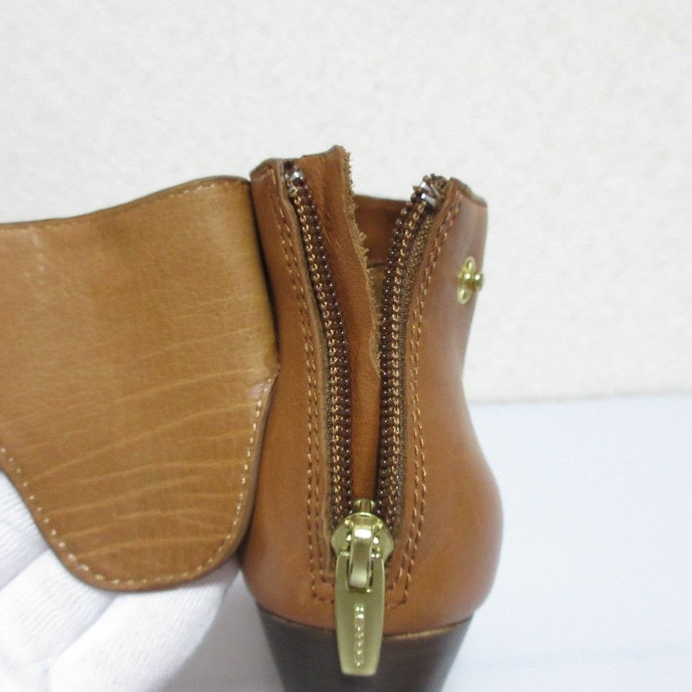 Coach Coach Coach Official Name Leather Booties Leather Shoes DUTY FREE for USA Size ONE SIZE - 10 Thumbnail