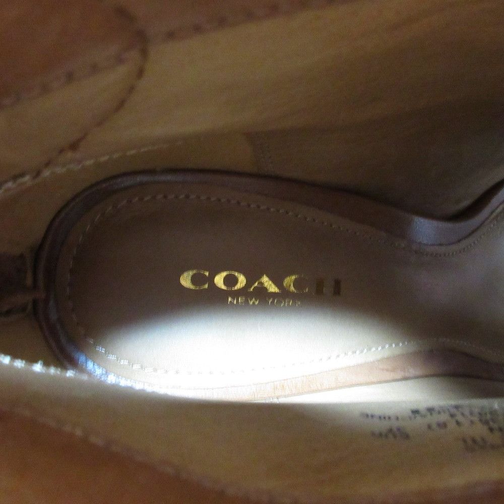 Coach Coach Coach Official Name Leather Booties Leather Shoes DUTY FREE for USA Size ONE SIZE - 12 Thumbnail