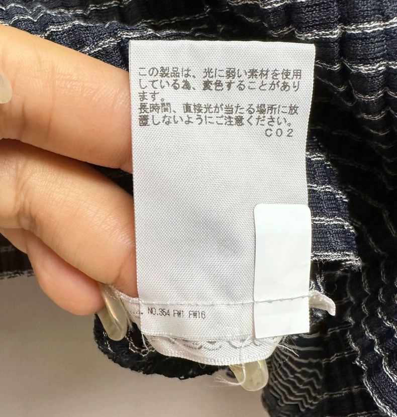 Issey Miyake Issey Miyake PP Checked Long Sleeve Top - dmc Size US M / EU 48-50 / 2 - 4 Thumbnail