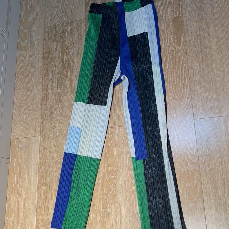 Issey Miyake Issey Miyake Pleated Color Block Pants - dmc Size US 28 / EU 44 - 2 Thumbnail