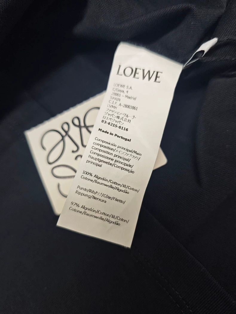 Loewe LOEWE Pixel Pattern Embroidered Loose T-Shirt - dmc Size US XS / EU 42 / 0 - 2 Thumbnail