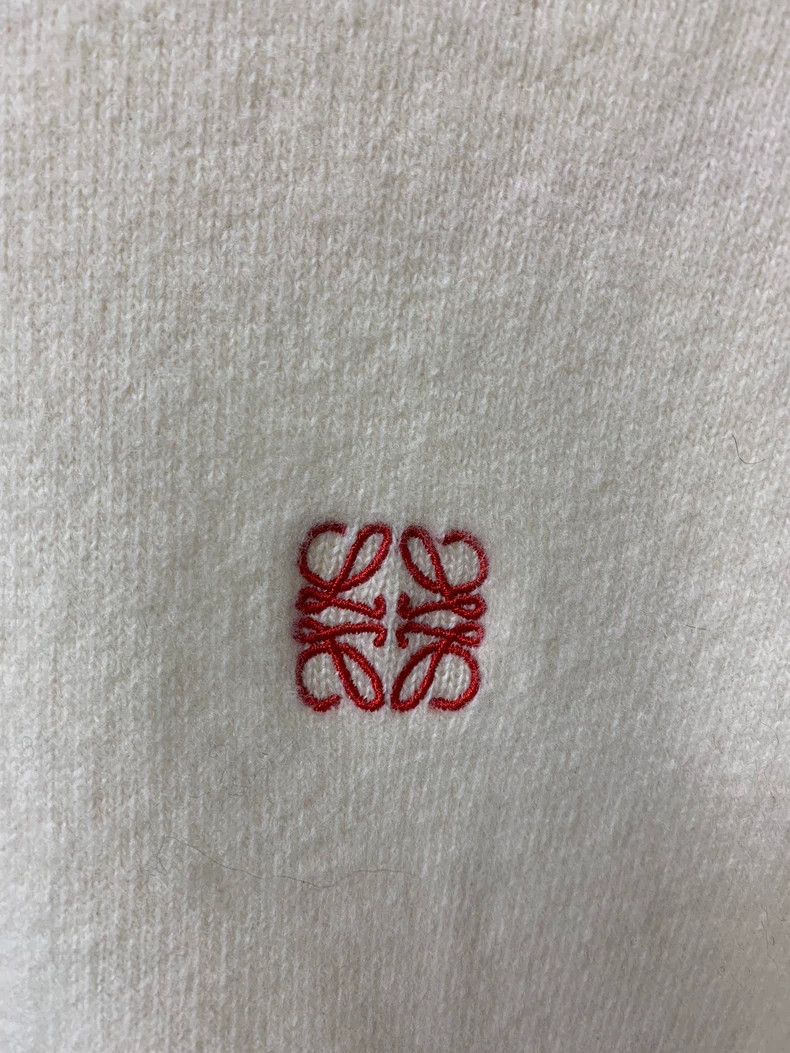 Loewe Loewe High-Waist Embroidered Logo Sweater - dmc Size US L / EU 52-54 / 3 - 2 Thumbnail