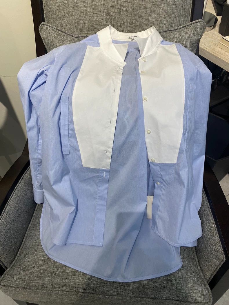 Loewe Loewe Blue Button Up Shirt - dmc Size US M / EU 48-50 / 2 - 5 Thumbnail