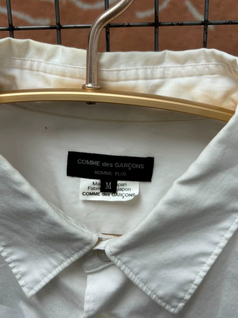 Comme des Garcons Comme des Garçons White Fringe Hem Shirt - dmc Size US M / EU 48-50 / 2 - 4 Thumbnail