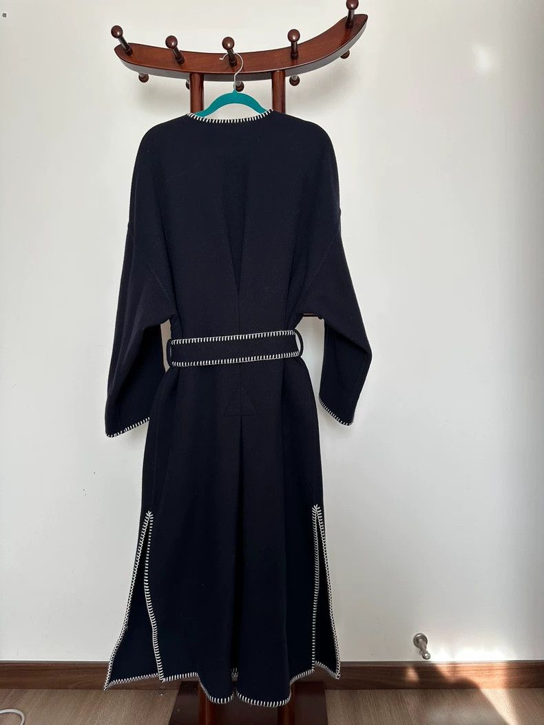 Loewe Loewe Wool Robe Coat with Logo - dmc Size US M / EU 48-50 / 2 - 4 Thumbnail
