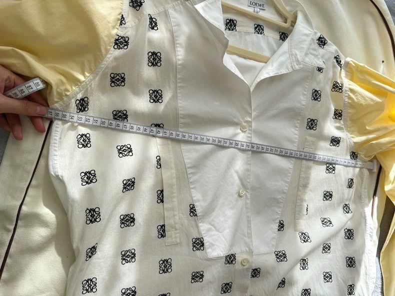 Loewe Loewe Embroidered Logo Shirt Dress - dmc Size US M / EU 48-50 / 2 - 4 Thumbnail