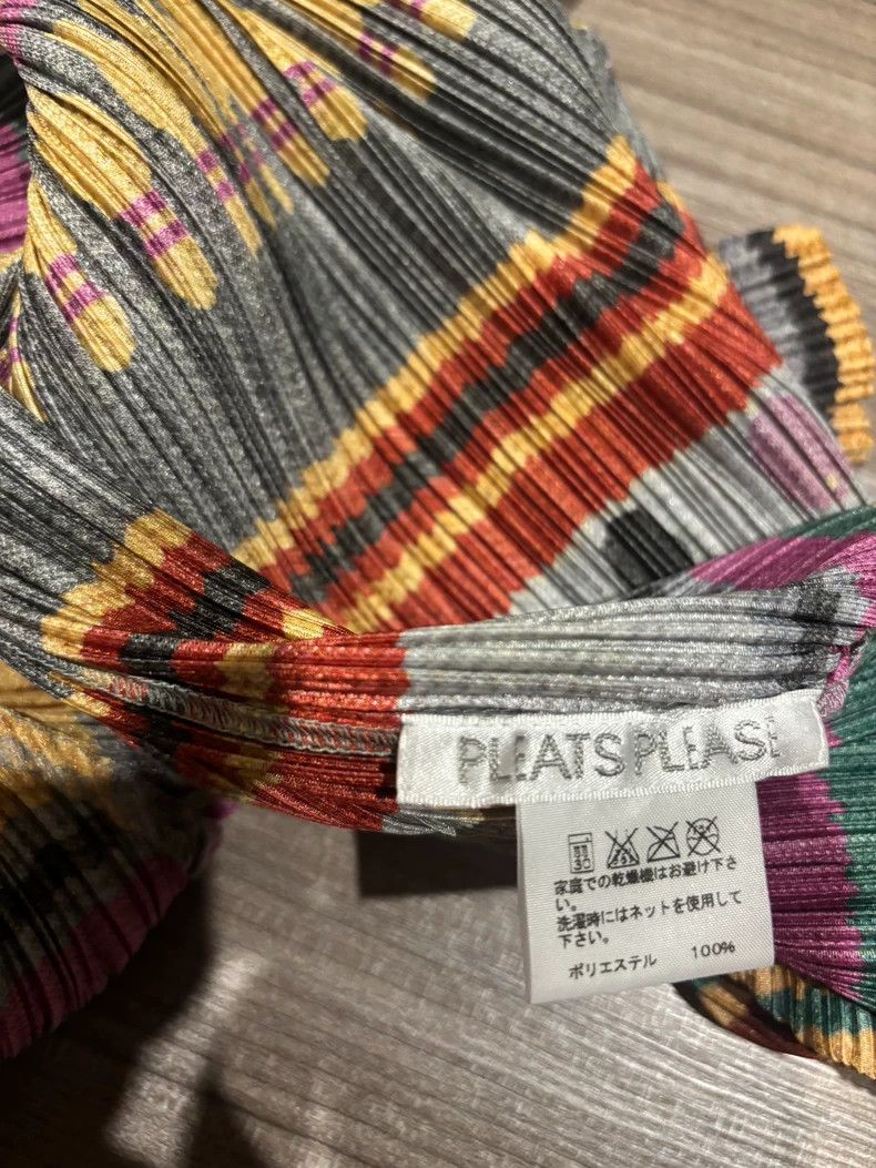 Issey Miyake Issey Miyake PP Series Striped Long Top - dmc Size US M / EU 48-50 / 2 - 3 Thumbnail
