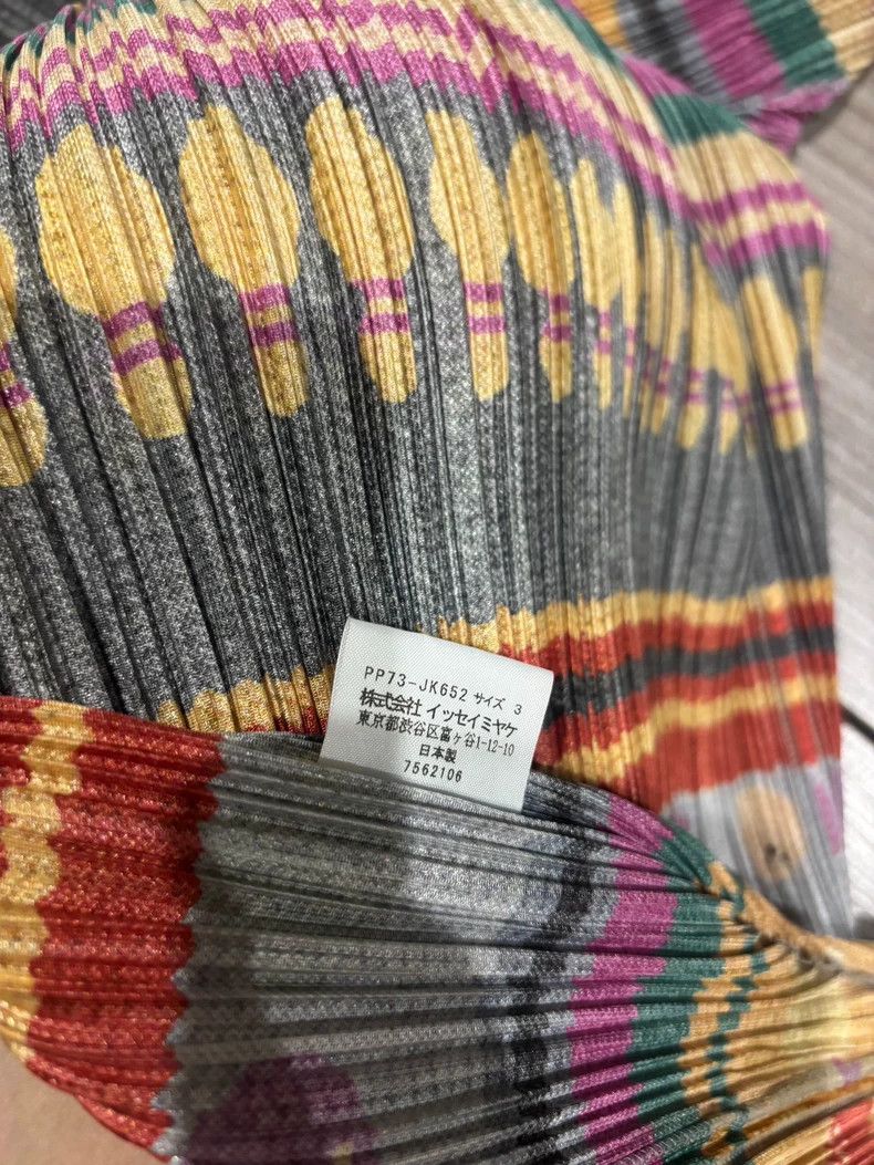 Issey Miyake Issey Miyake PP Series Striped Long Top - dmc Size US M / EU 48-50 / 2 - 4 Thumbnail
