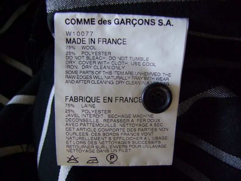 Comme des Garcons COMME des GARCONS Striped Casual Blazer - dmc Size US S / EU 44-46 / 1 - 5 Thumbnail
