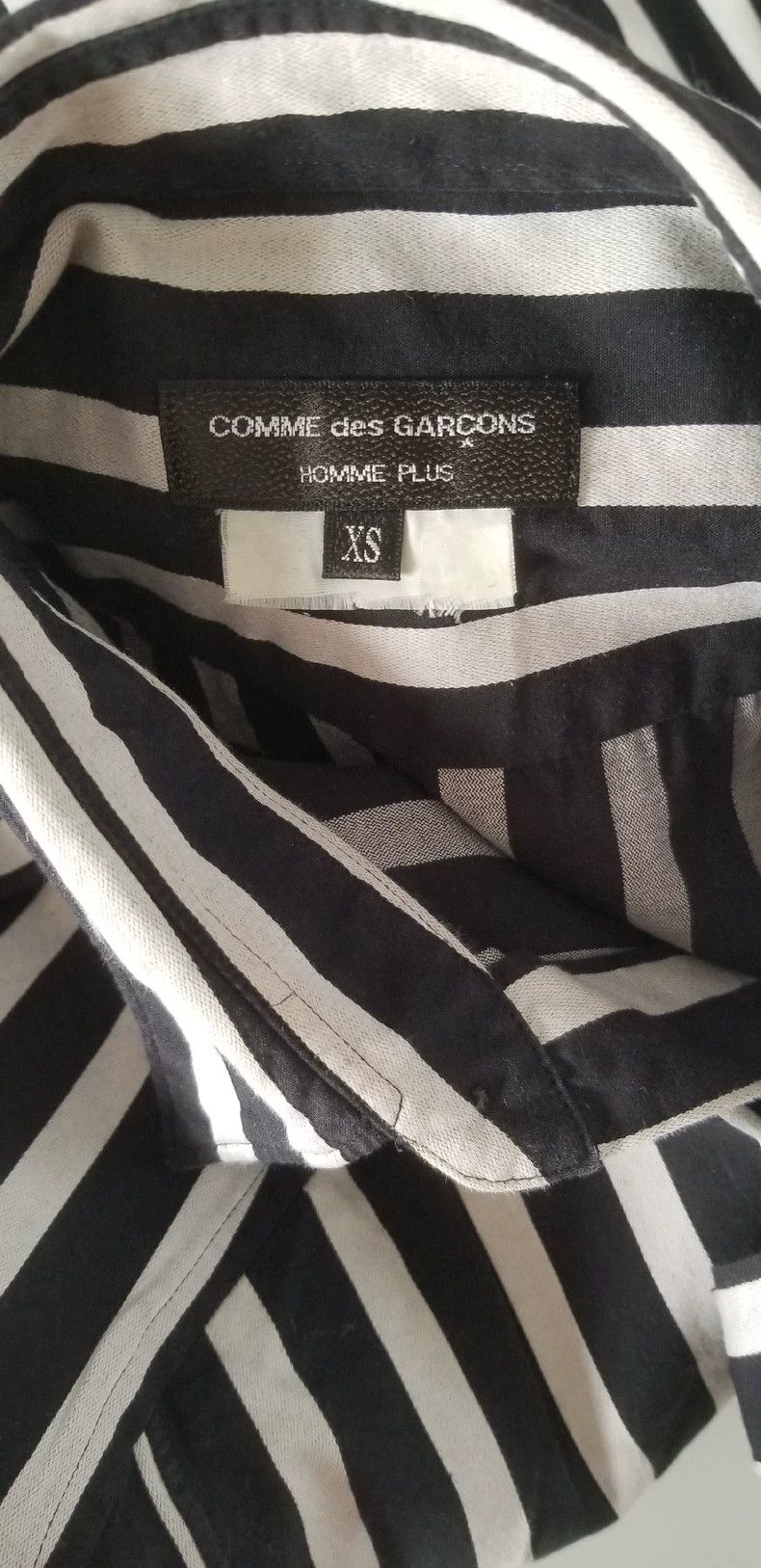 Comme des Garcons COMME des Garcons Striped Rivet Shirt - dmc Size US XS / EU 42 / 0 - 5 Thumbnail