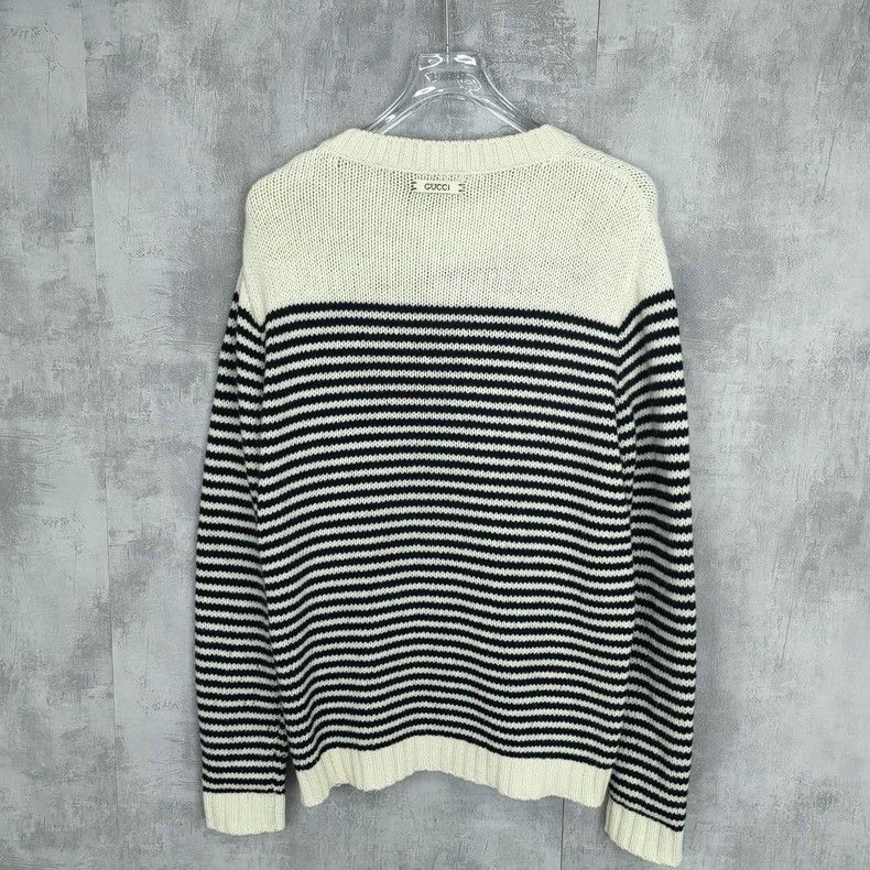 Gucci Gucci Disney Striped Wool Crewneck Sweater - dmc Size US S / EU 44-46 / 1 - 2 Thumbnail