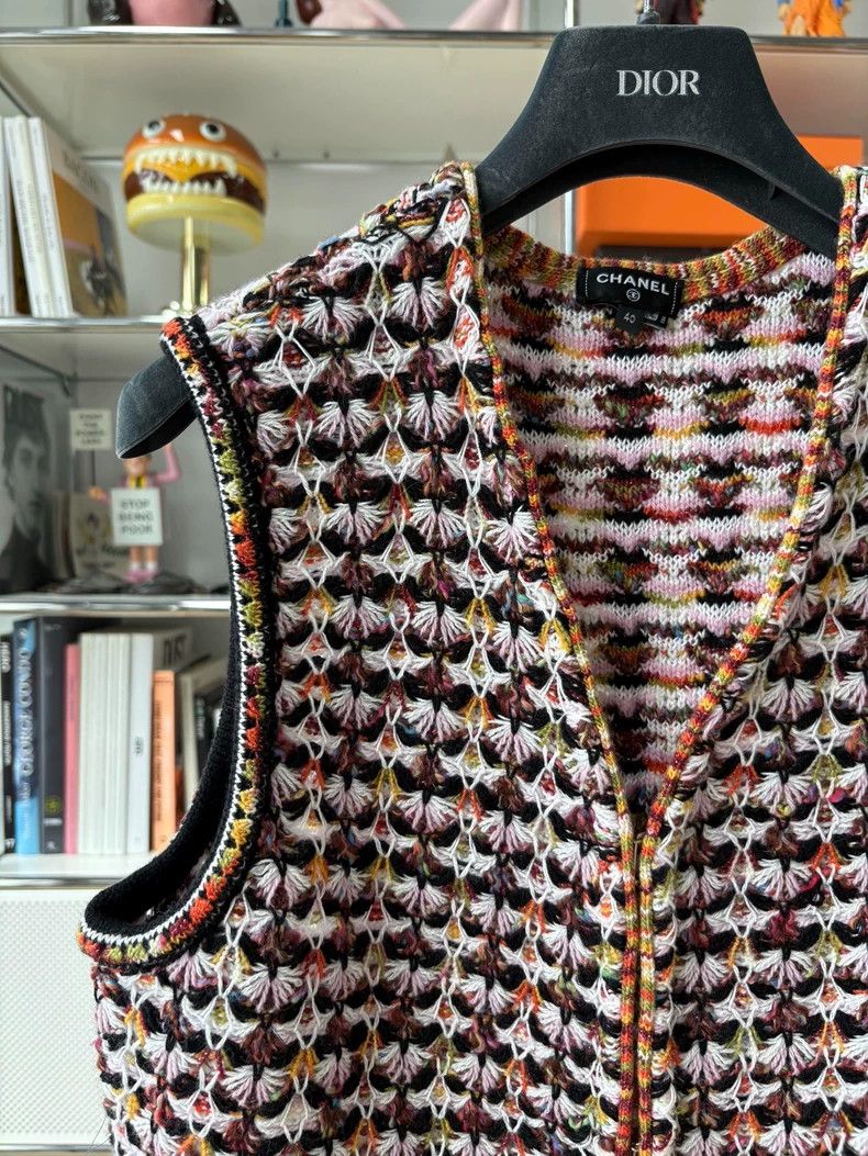 Chanel Chanel 23A Dakar Knit Vest - dmc Size US L / EU 52-54 / 3 - 2 Thumbnail