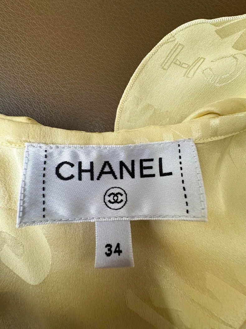 Chanel Chanel Silk Sleeveless Top with Ruffles - dmc Size US XS / EU 42 / 0 - 5 Thumbnail