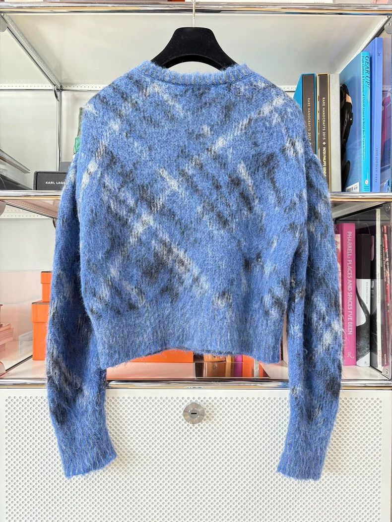Dior Dior 24 Early Spring Embroidered Bee Plaid Knit Sweater - dmc Size US M / EU 48-50 / 2 - 3 Thumbnail