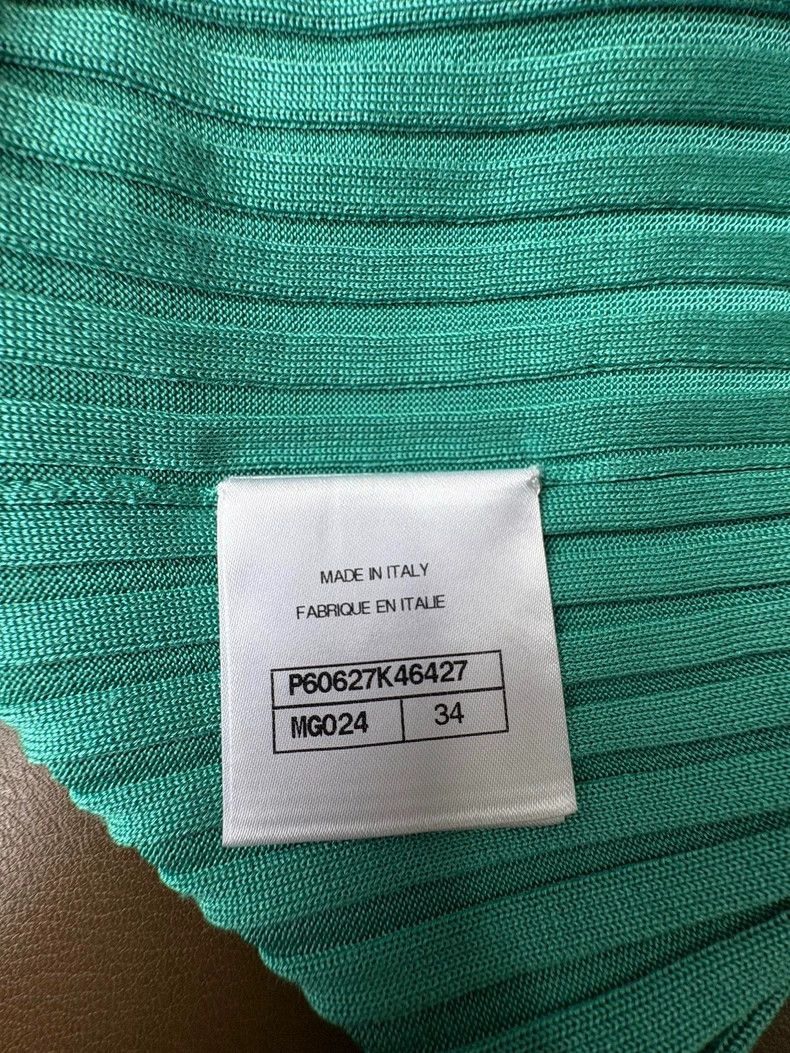 Chanel Chanel Green Knit Short Sleeve Top - dmc Size US M / EU 48-50 / 2 - 7 Thumbnail
