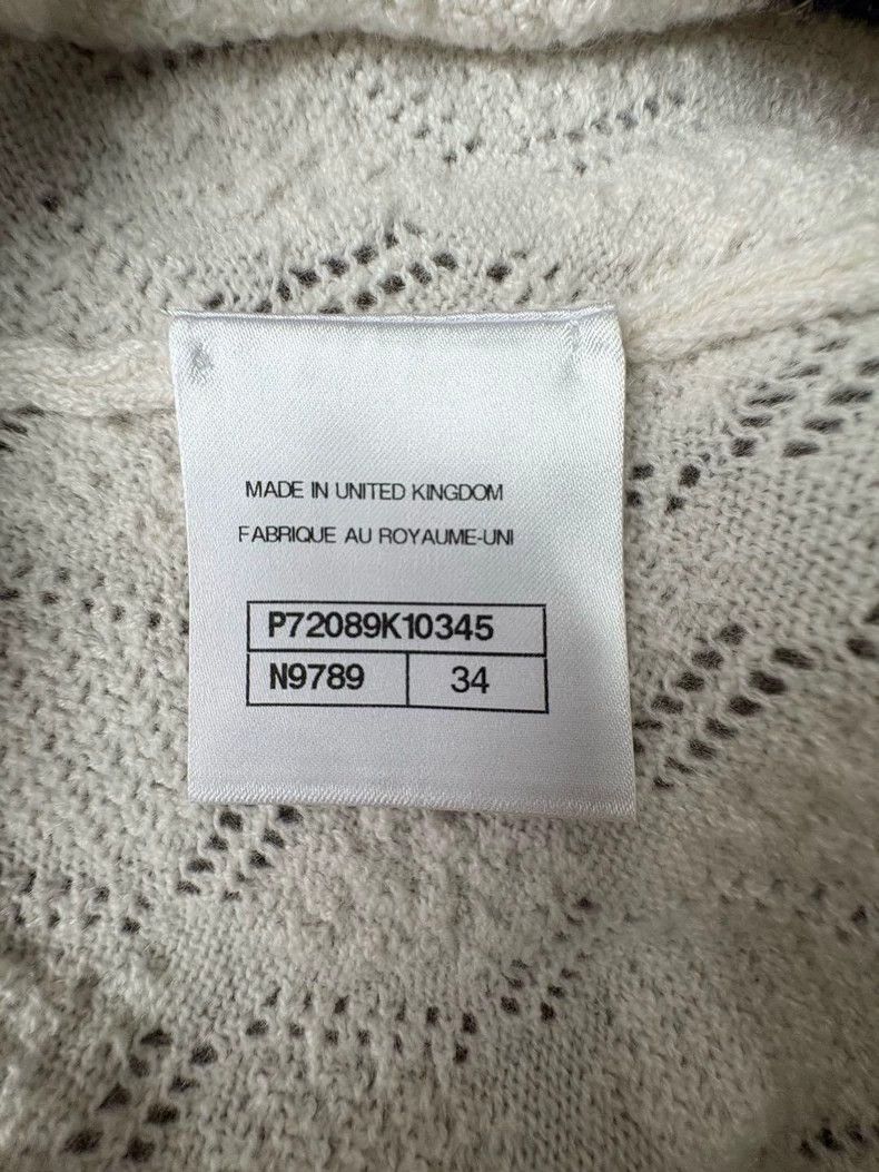 Chanel Chanel Cashmere Short Sleeve Knit Top - dmc Size US XS / EU 42 / 0 - 6 Thumbnail