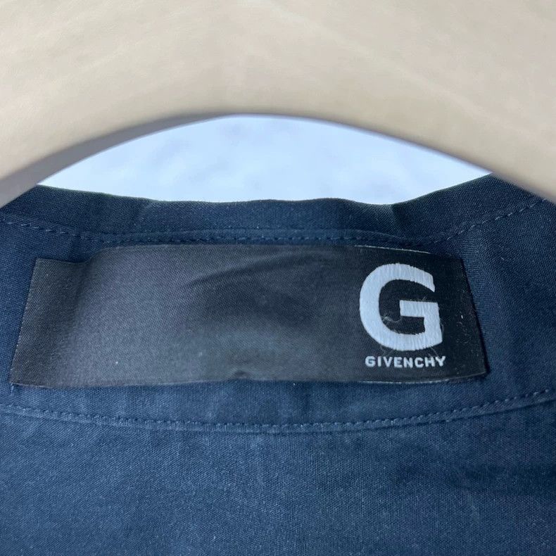 Givenchy Givenchy Black Printed Collared Long Sleeve Shirt - dmc Size US M / EU 48-50 / 2 - 3 Thumbnail