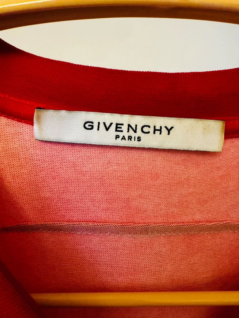 Givenchy Givenchy Red Dollar Print Zip Short Sleeve - dmc Size US M / EU 48-50 / 2 - 3 Thumbnail