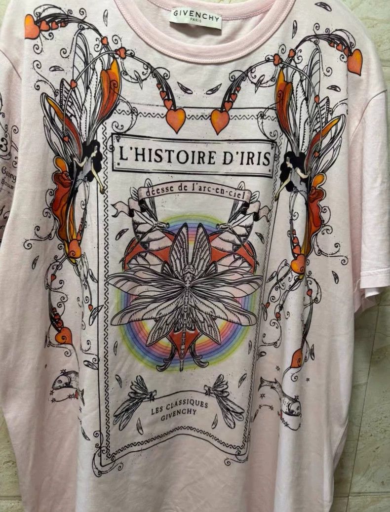Givenchy Pink Graphic Print Short Sleeve - dmc