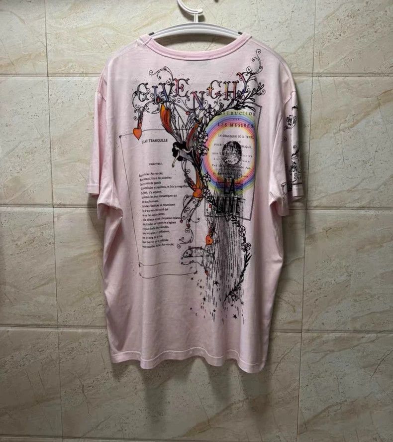 Givenchy Pink Graphic Print Short Sleeve - dmc