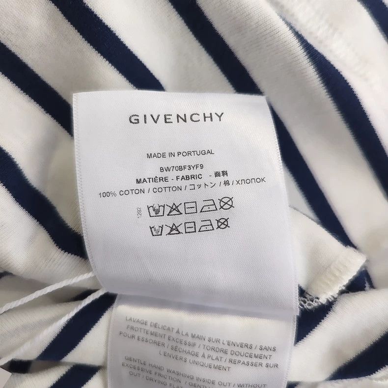 Givenchy Givenchy Striped Short Sleeve Top - dmc Size US M / EU 48-50 / 2 - 7 Thumbnail