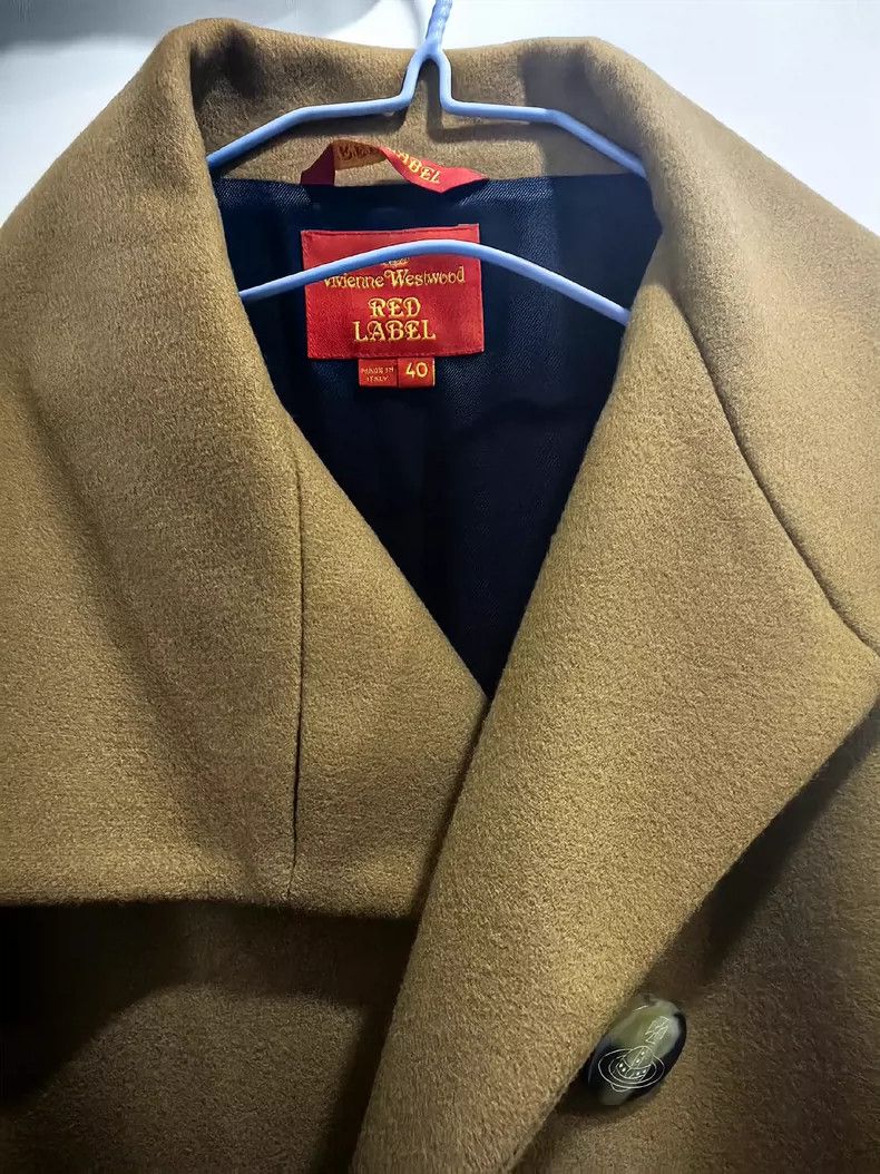 Vivienne Westwood Vivienne Westwood Short Wool Coat Camel - dmc Size US M / EU 48-50 / 2 - 2 Thumbnail