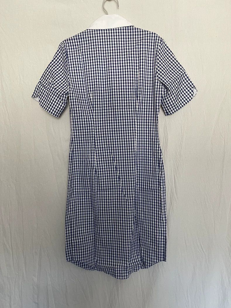 Vivienne Westwood 1990s Blue White Check Dress - dmc