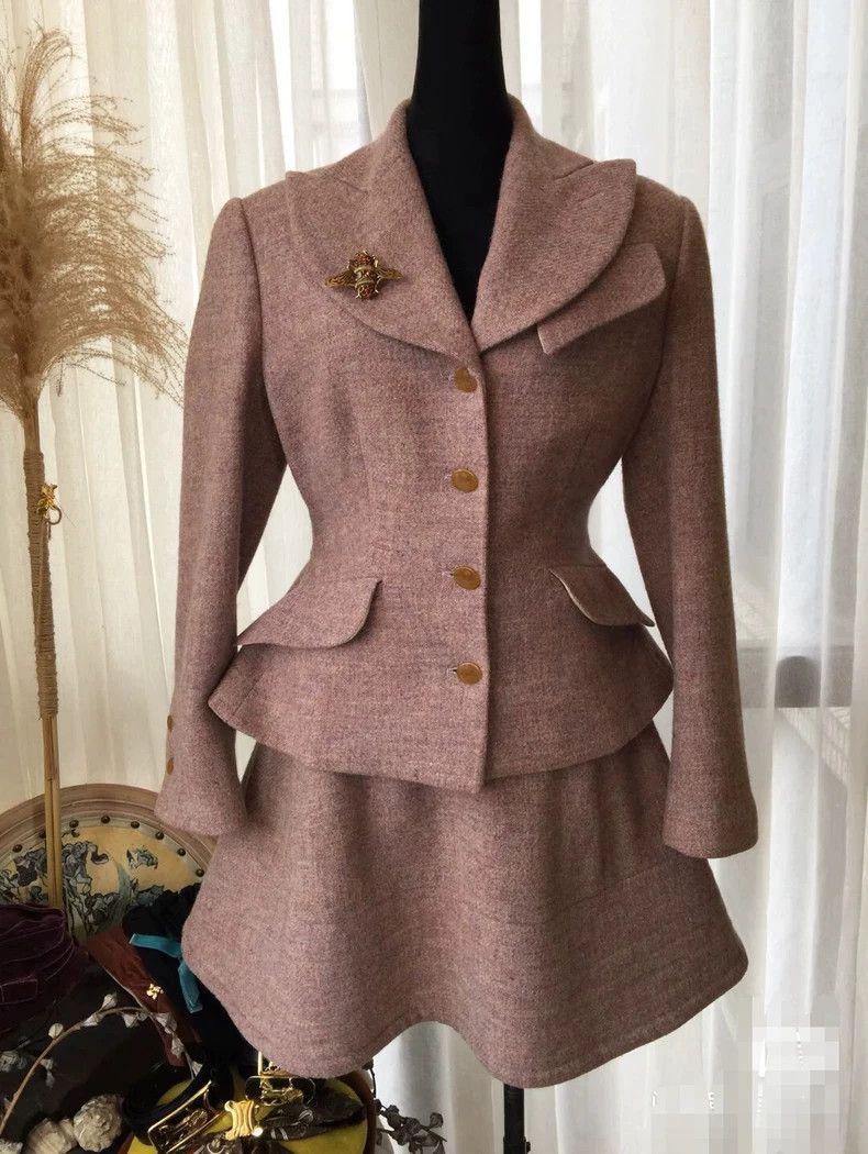 Vivienne Westwood Vintage Vivienne Westwood Wool Skirt Suit - dmc Size US M / EU 48-50 / 2 - 2 Thumbnail