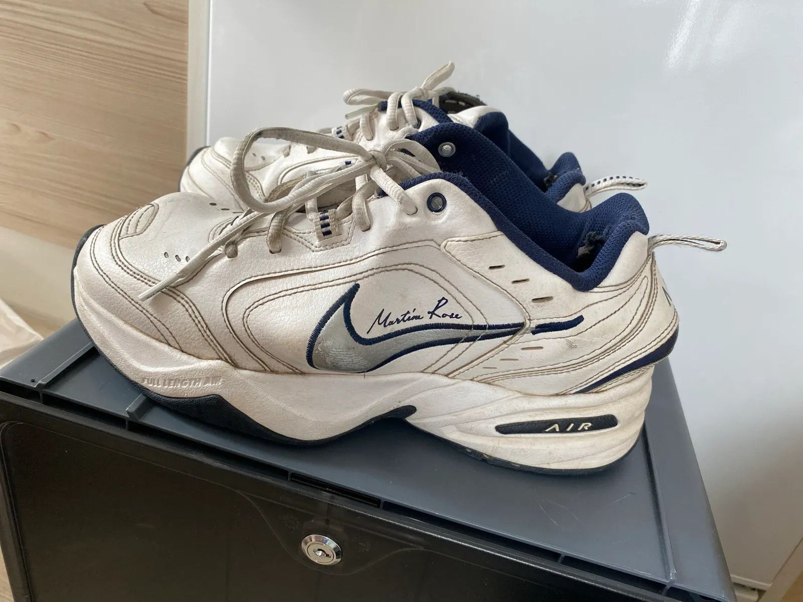 Nike Nike Martine Rose Nike Air Monarch Sneakers Size US 12 / IT 42 - 3 Thumbnail
