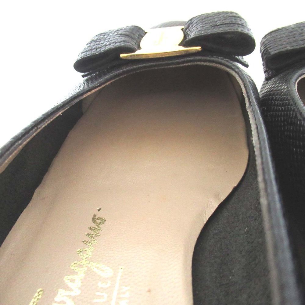 Salvatore Ferragamo Salvatore Ferragamo Salvatore Ferragamo Vara Lizard Pumps Leather Shoes DUTY FREE for USA Size ONE SIZE - 6 Thumbnail