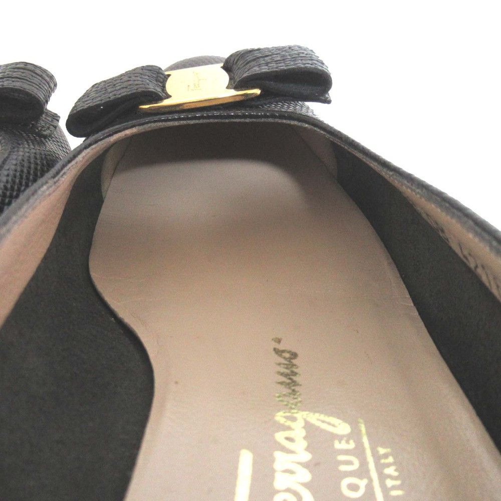 Salvatore Ferragamo Salvatore Ferragamo Salvatore Ferragamo Vara Lizard Pumps Leather Shoes DUTY FREE for USA Size ONE SIZE - 7 Thumbnail